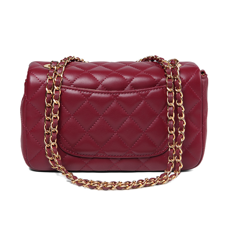 Quilted Genuine Leather Crossbody Bag LH3091S_6 Colors