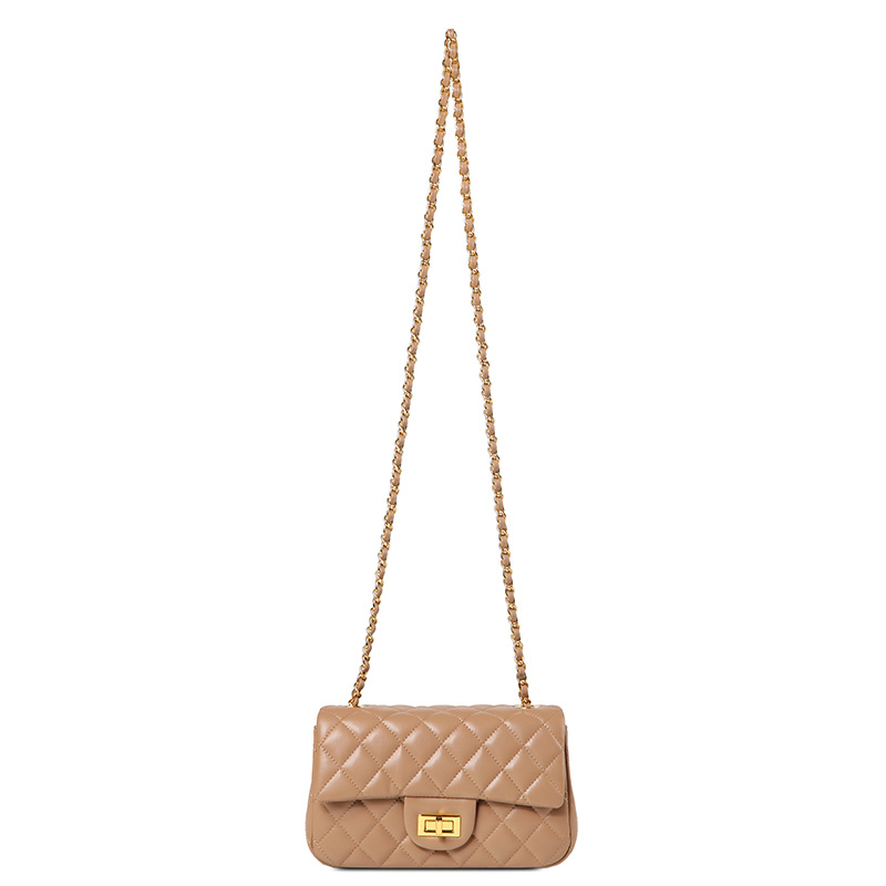 Quilted Genuine Leather Crossbody Bag LH3091S_6 Colors