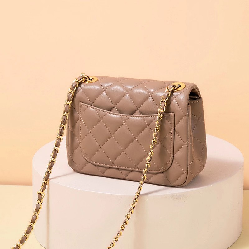 Quilted Genuine Leather Crossbody Bag LH3091S_6 Colors