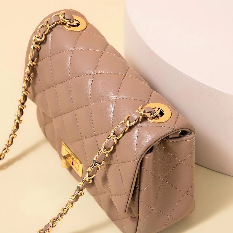 Quilted Genuine Leather Crossbody Bag LH3091S_6 Colors