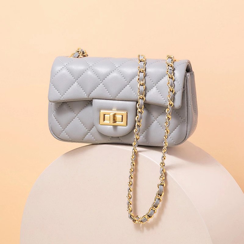 Quilted Genuine Leather Crossbody Bag LH3091XS_6 Colors