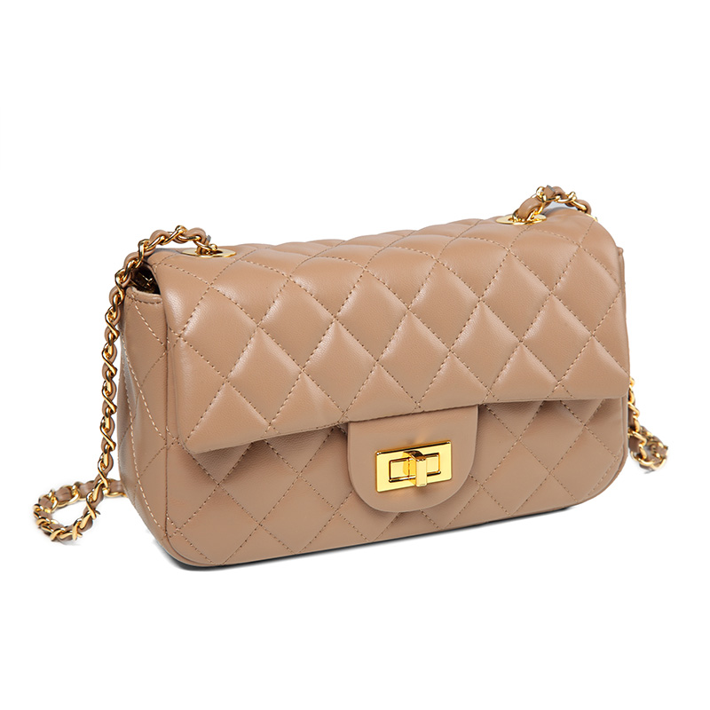 Quilted Genuine Leather Crossbody Bag LH3091XS_6 Colors