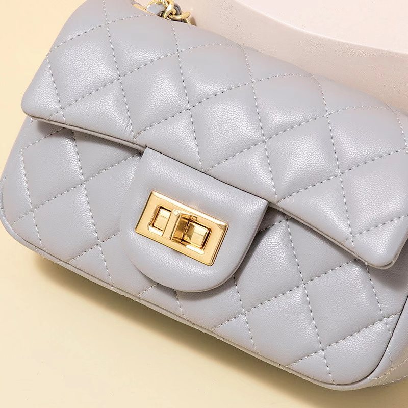 Quilted Genuine Leather Crossbody Bag LH3091XS_6 Colors