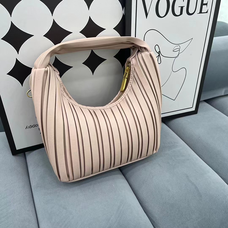 Quilted Leather Hobo Bag Women Slouchy Purse LH3611_6 Colors