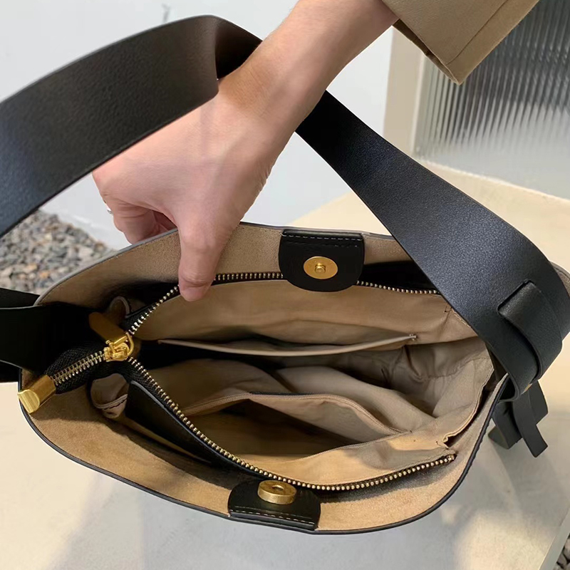 Real Leather Barrel Bag Women Shoulder Purse LH3472_5 Colors