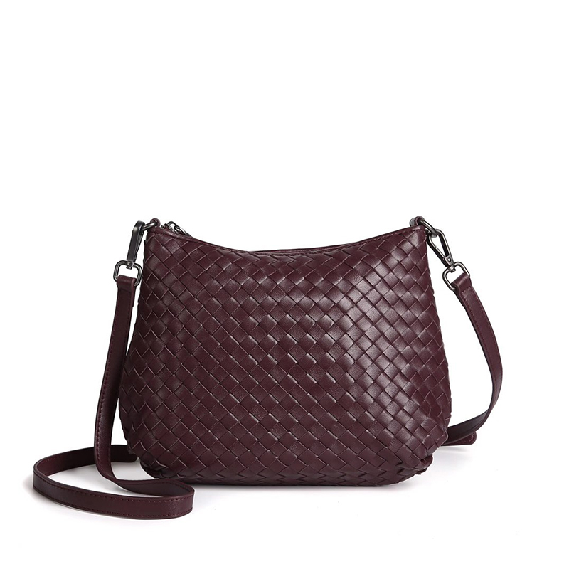 Sheep Skin Crossbody Real Leather Purse Sling Bag LH3008