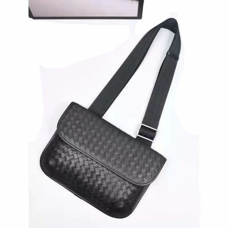 Sheepskin Woven Leather Crossbody Bag LH3210