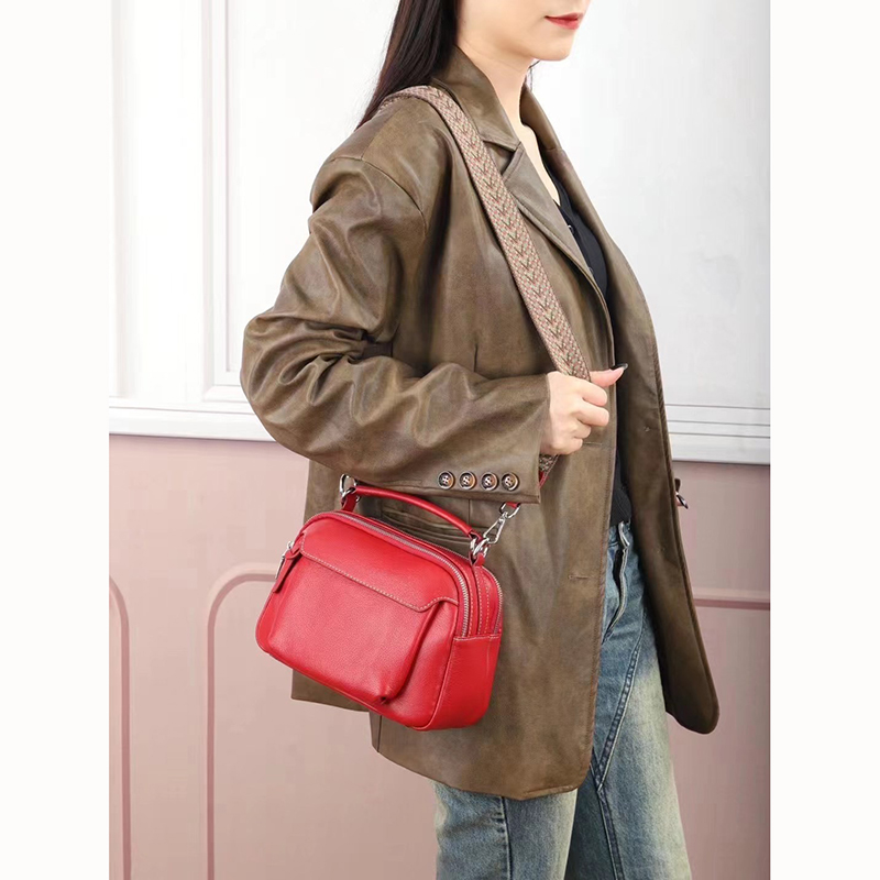 Soft Leather Purse Women Handbags Personalized LH3620_6 Colors