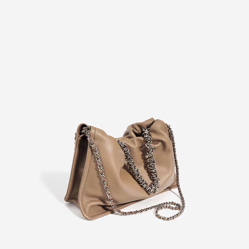 Soft Real Leather Hobo Bag Slouchy Bag LH3575_5 Colors