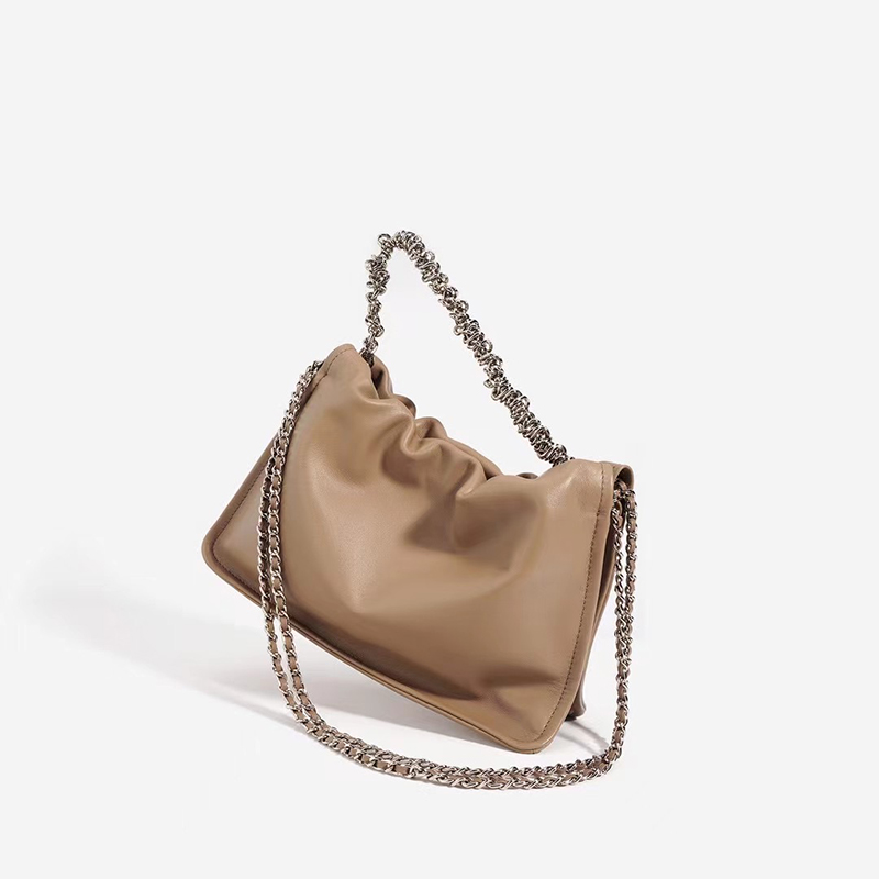 Soft Real Leather Hobo Bag Slouchy Bag LH3575_5 Colors