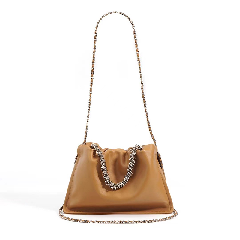 Soft Real Leather Hobo Bag Slouchy Bag LH3575_5 Colors