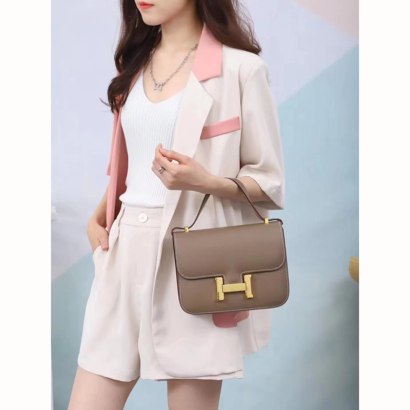 Solid Shape Patent Leather Crossbody Bag LH3452L_10 Colors