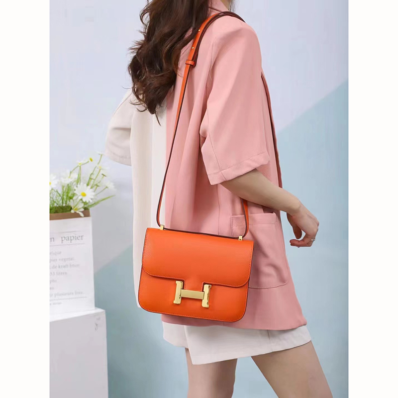 Solid Shape Patent Leather Crossbody Bag LH3452L_10 Colors