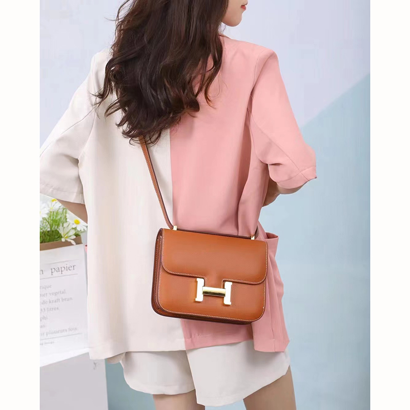 Solid Shape Patent Leather Crossbody Bag LH3452L_10 Colors