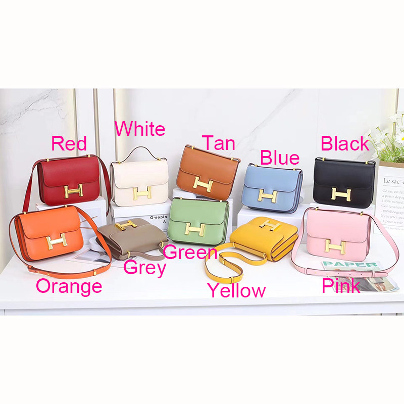 Solid Shape Patent Leather Crossbody Bag LH3452L_10 Colors