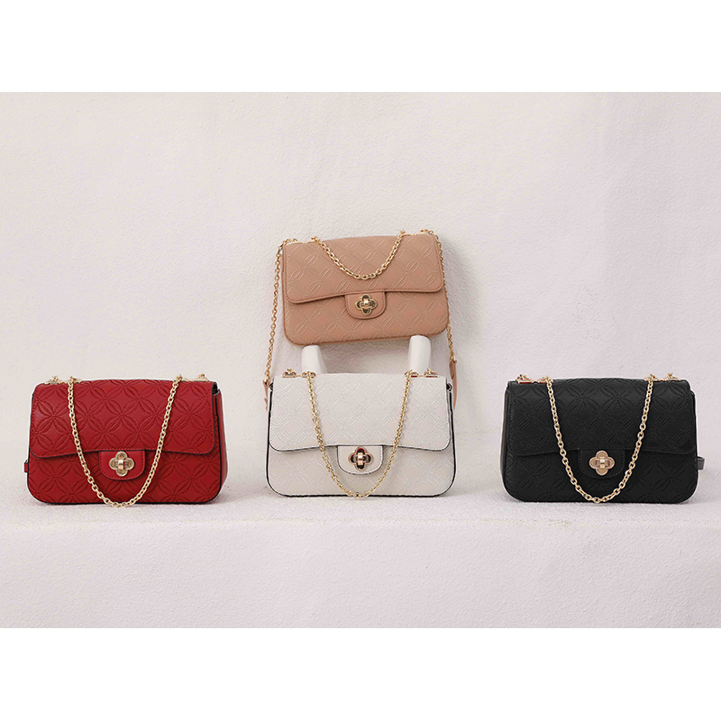 Stitching Women Leather Handbags Satchel Purse LH3157_4 Colors