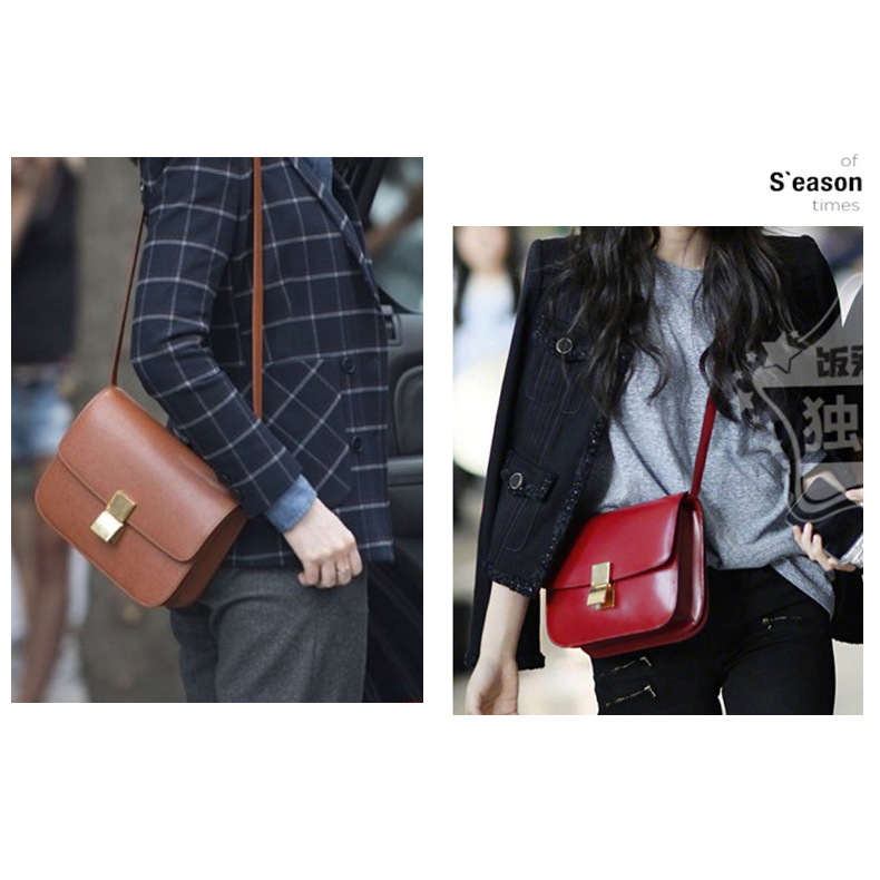 Stylish Women's Leather Crossbody Bag LH2572_4 Colors