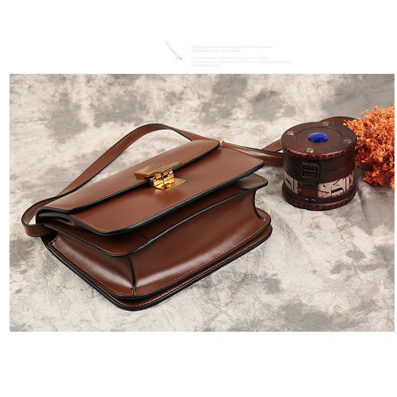 Stylish Women's Leather Crossbody Bag LH2572_4 Colors