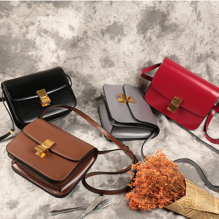 Stylish Women's Leather Crossbody Bag LH2572_4 Colors