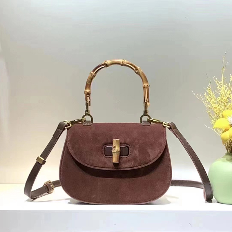 Suede Leather Satchel Bag Womens Crossbody Bag LH3450_5 Colors