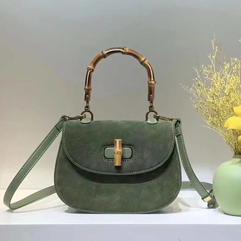 Suede Leather Satchel Bag Womens Crossbody Bag LH3450_5 Colors