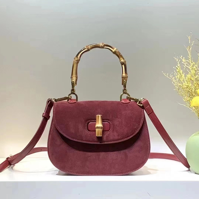 Suede Leather Satchel Bag Womens Crossbody Bag LH3450_5 Colors