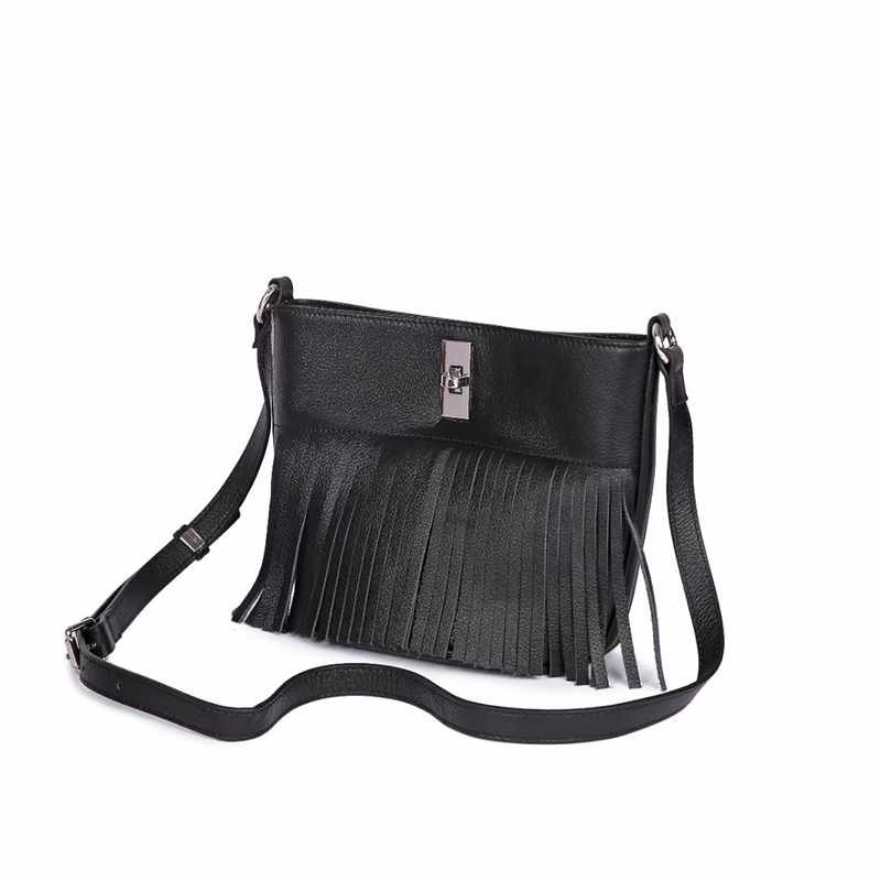 Tassels Leather Handbags Women Tote Bag LH3636_5 Colors