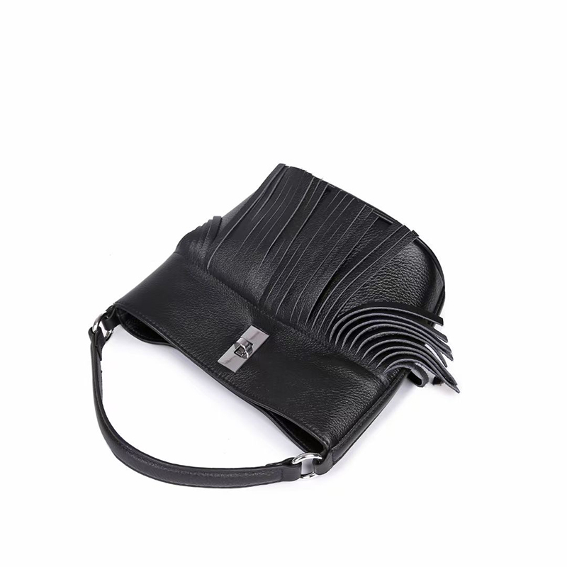 Tassels Leather Handbags Women Tote Bag LH3636_5 Colors