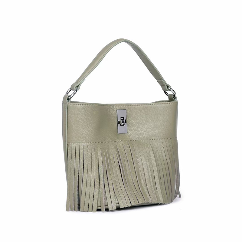Tassels Leather Handbags Women Tote Bag LH3636_5 Colors