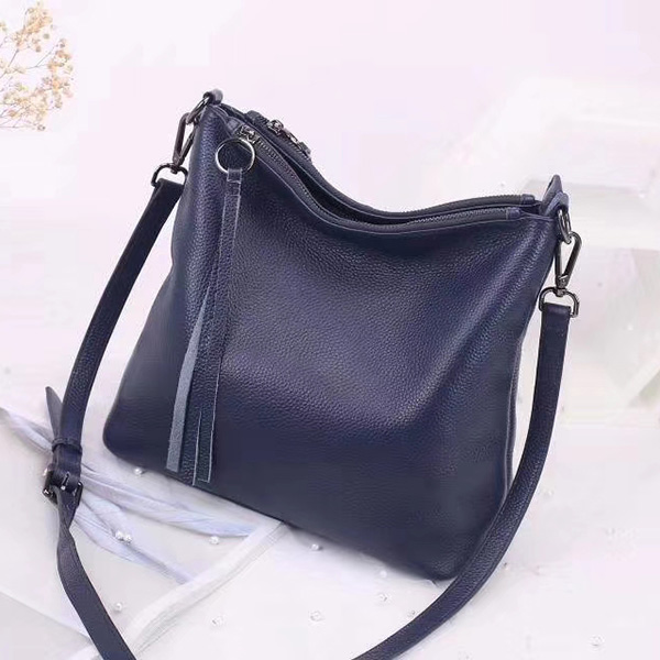 Tassels Real Leather Tote Crossbody Bag LH2907_5 Colors