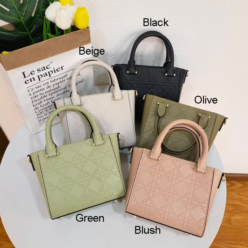 Top Handle Bag Women Leather Purse LH3128_5 Colors