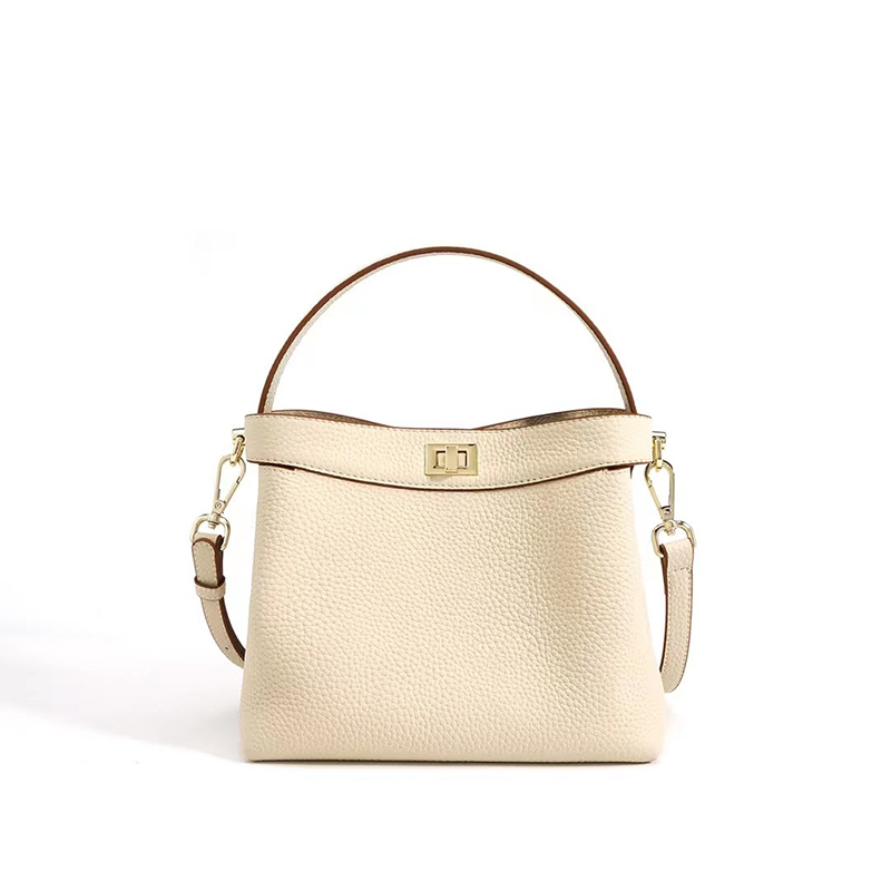 Trendy Real Leather Tote Women Handbag LH3577_4 Colors