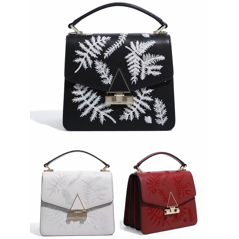 Typical Leather Crossbody Handbags Leather Satchel LH3590_3 Colors