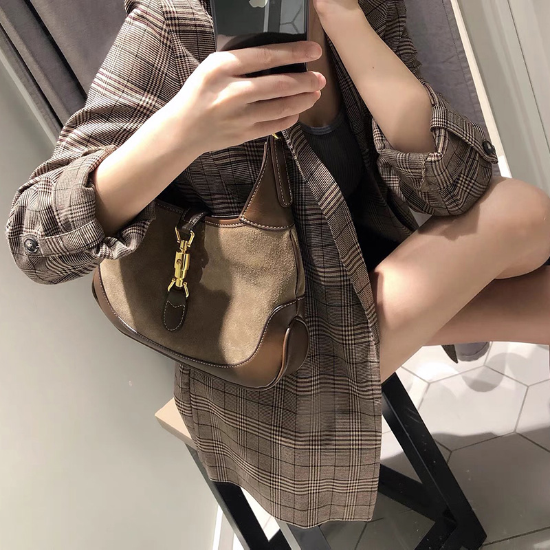 Typical Women Suede Leather Hobo Slouchy Bag H3226L