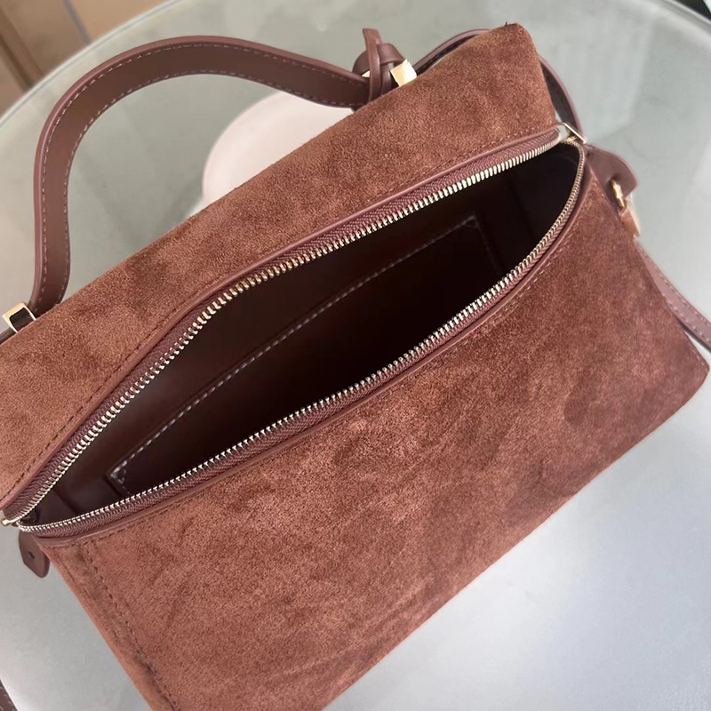 Typical Womens Suede Leather Satchel Bag LH3606_2 Colors