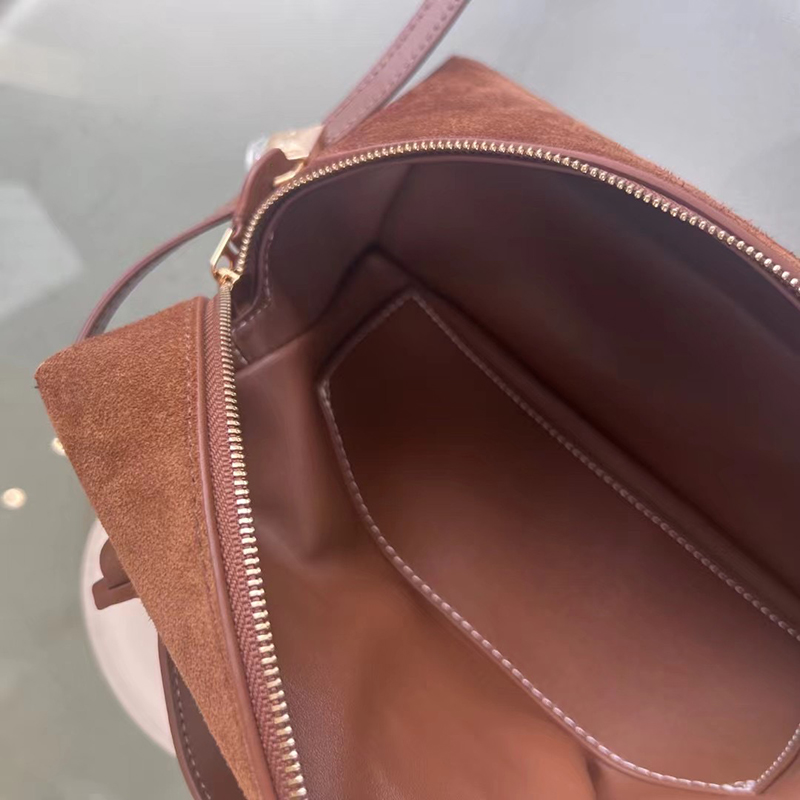 Typical Womens Suede Leather Satchel Bag LH3606_2 Colors