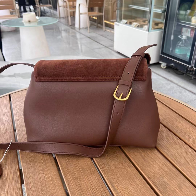 Vintage Womens Suede Leather Satchel Bag LH3604_2 Colors