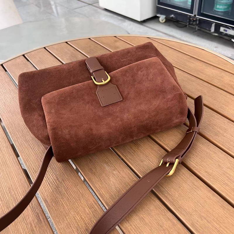 Vintage Womens Suede Leather Satchel Bag LH3604_2 Colors