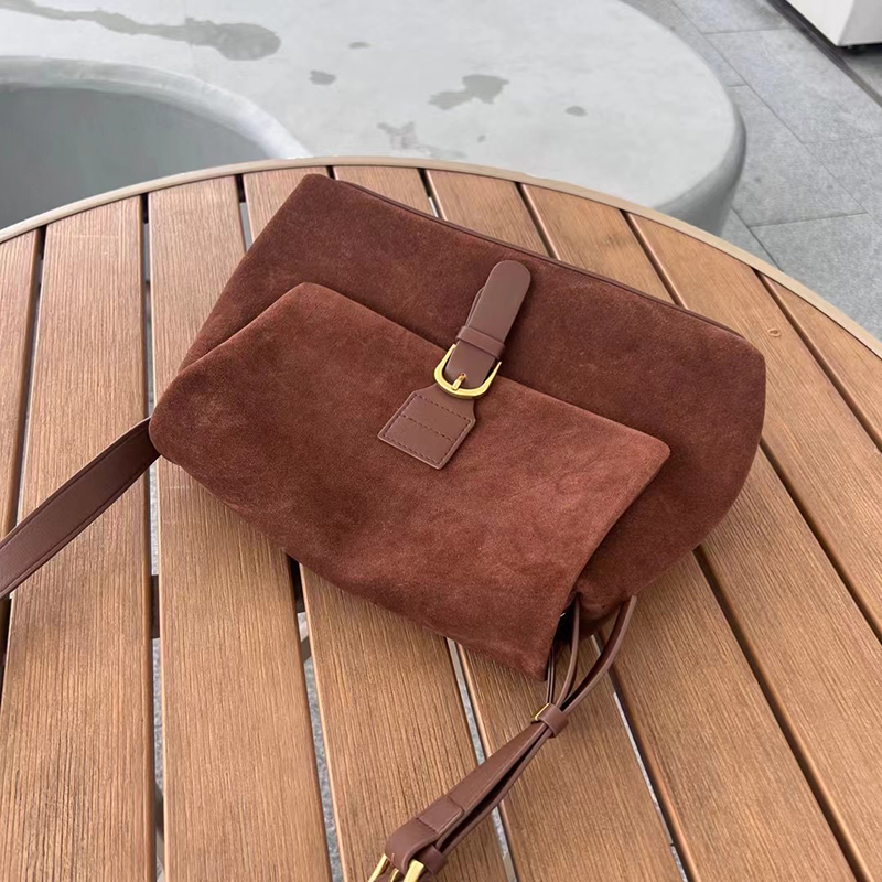 Vintage Womens Suede Leather Satchel Bag LH3604_2 Colors