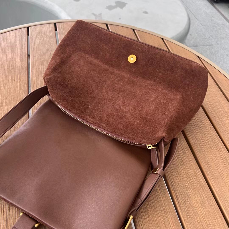 Vintage Womens Suede Leather Satchel Bag LH3604_2 Colors