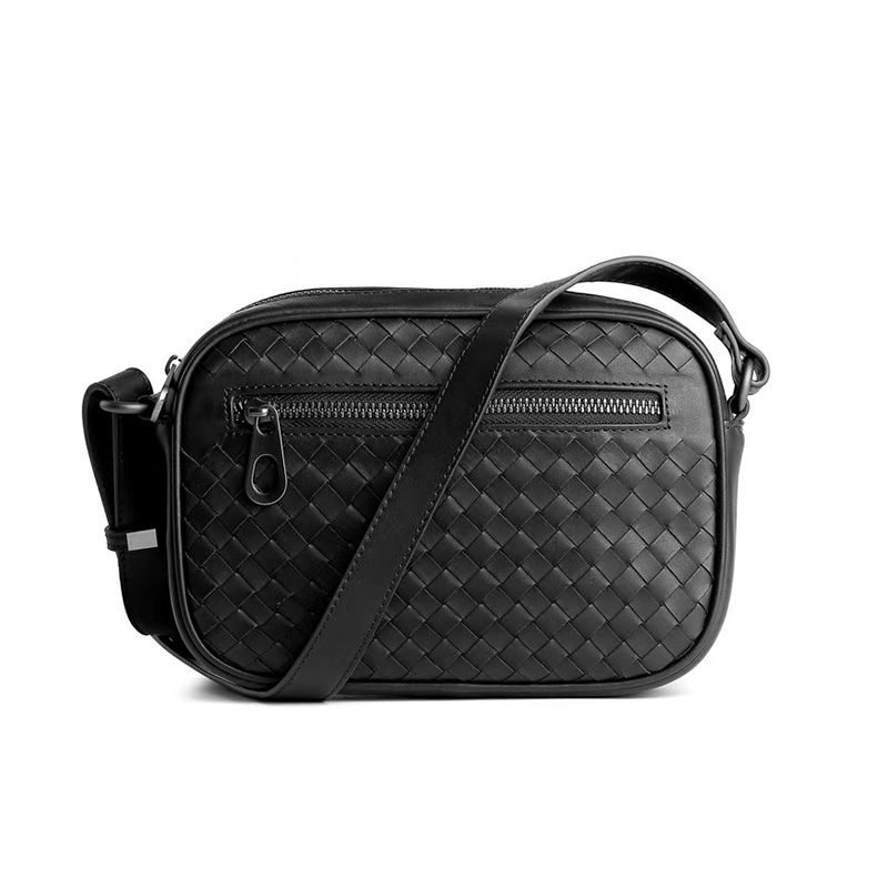 Woven Sheepskin Leather Crossbody Bag LH2892