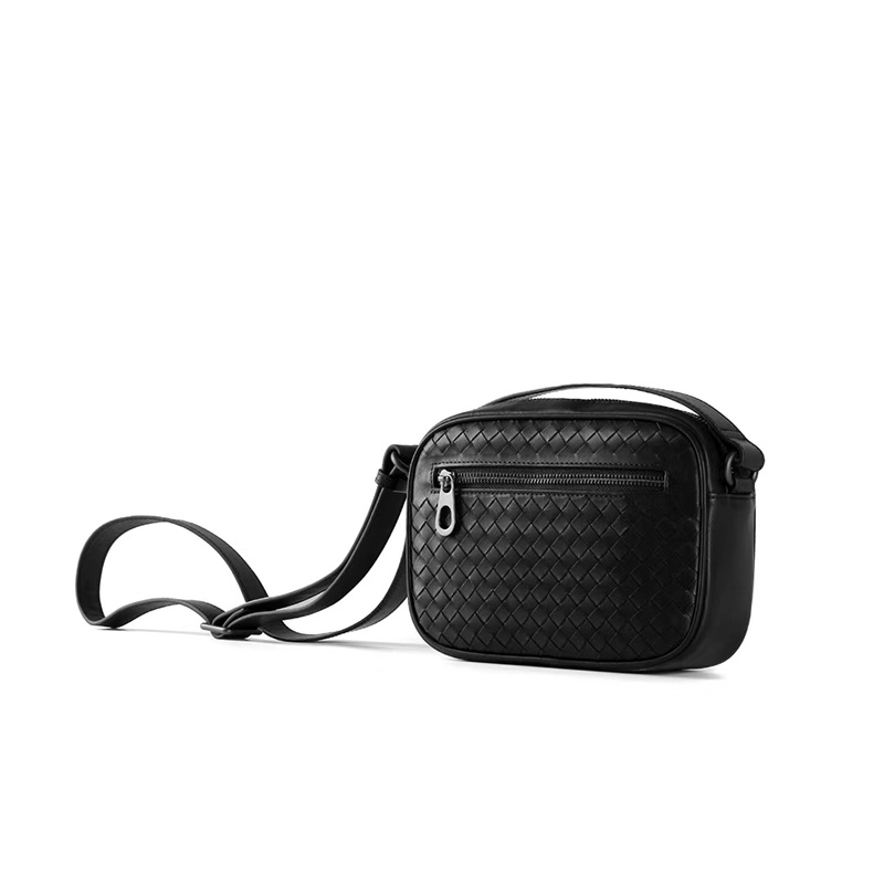 Woven Sheepskin Leather Crossbody Bag LH2892