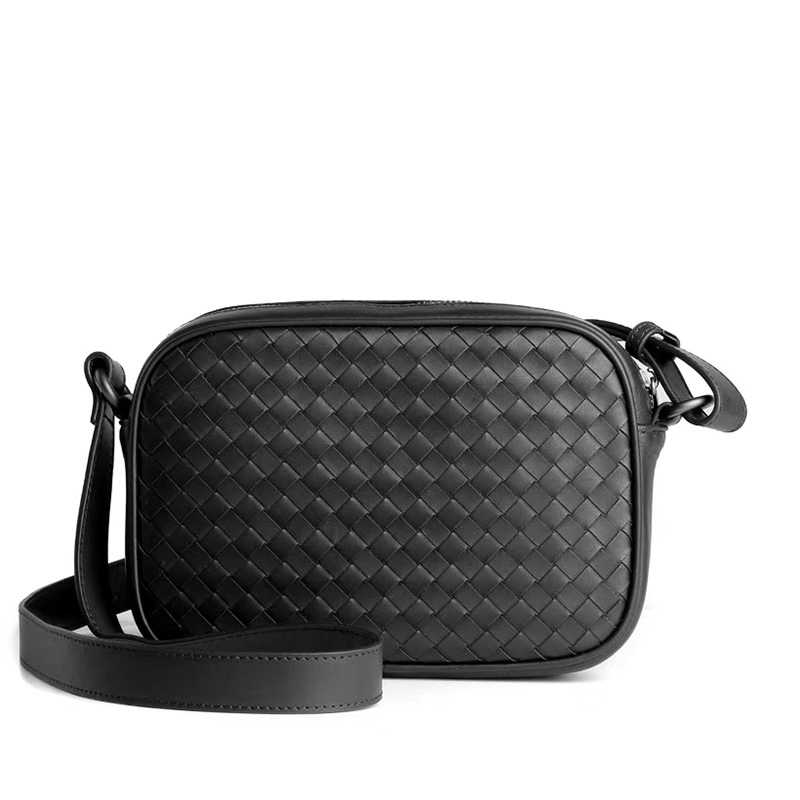 Woven Sheepskin Leather Crossbody Bag LH2892