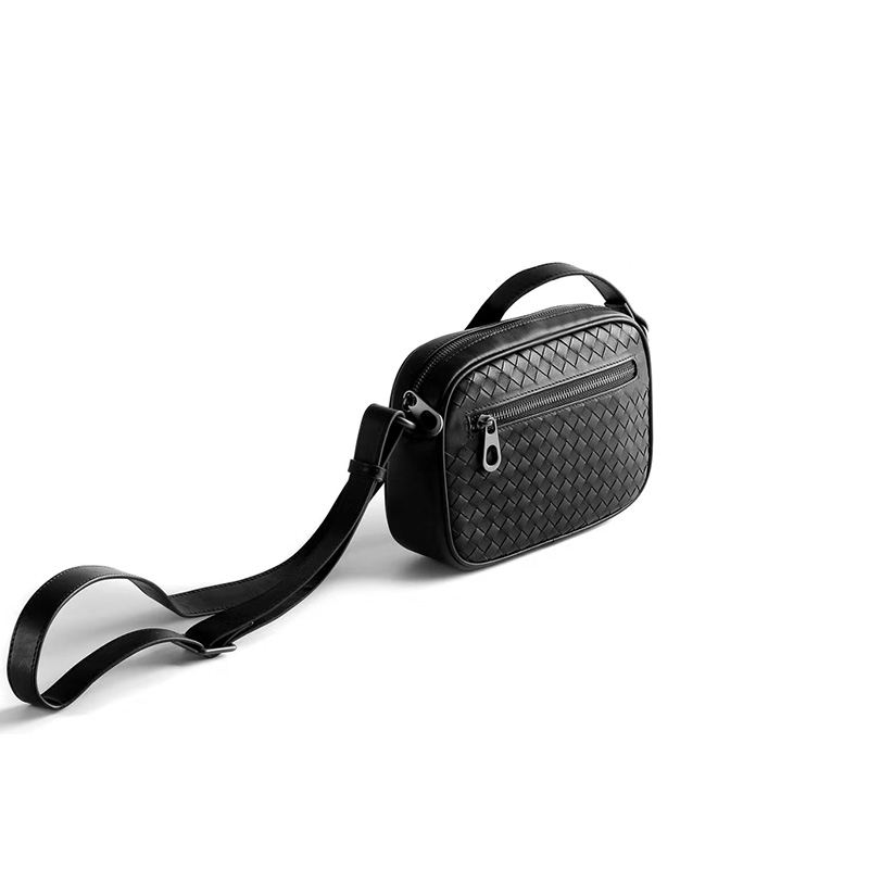 Woven Sheepskin Leather Crossbody Bag LH2892