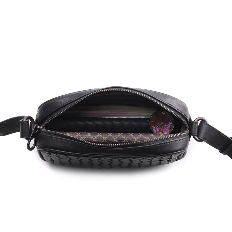 Woven Sheepskin Leather Crossbody Bag LH2892