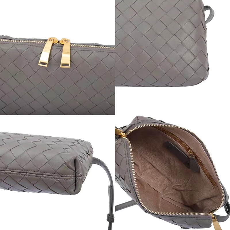 Woven Sheepskin Leather Crossbody Bag Sling Bag LH3655_5 Colors