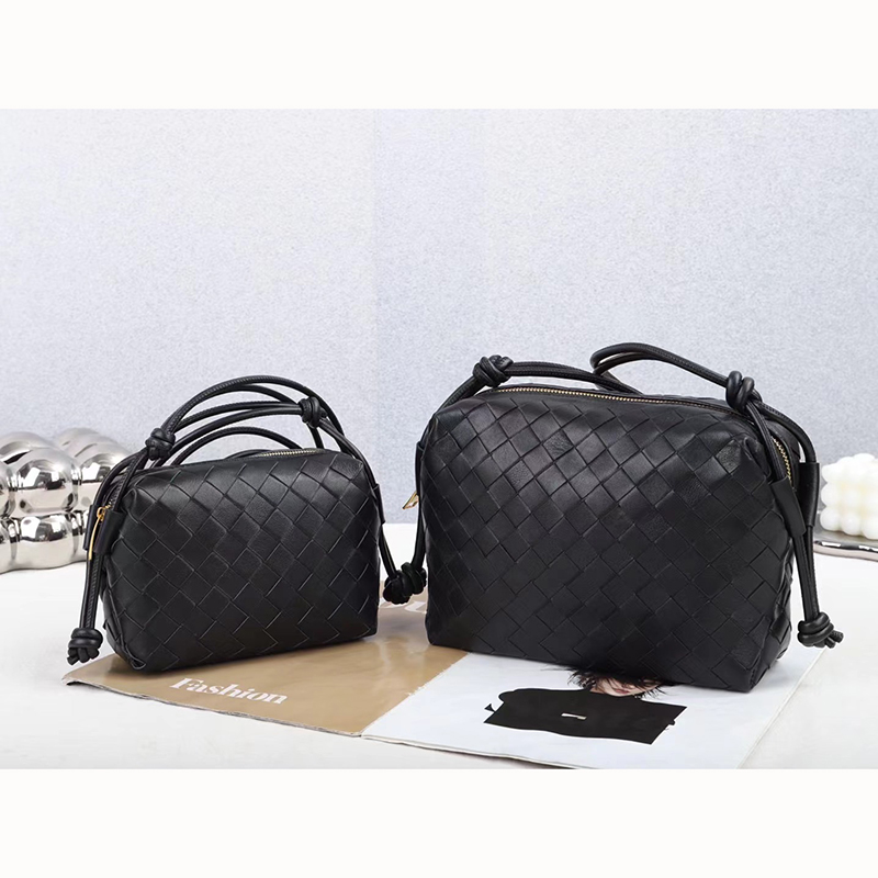 Woven Sheepskin Leather Crossbody Bag Womens Bag LH3656S