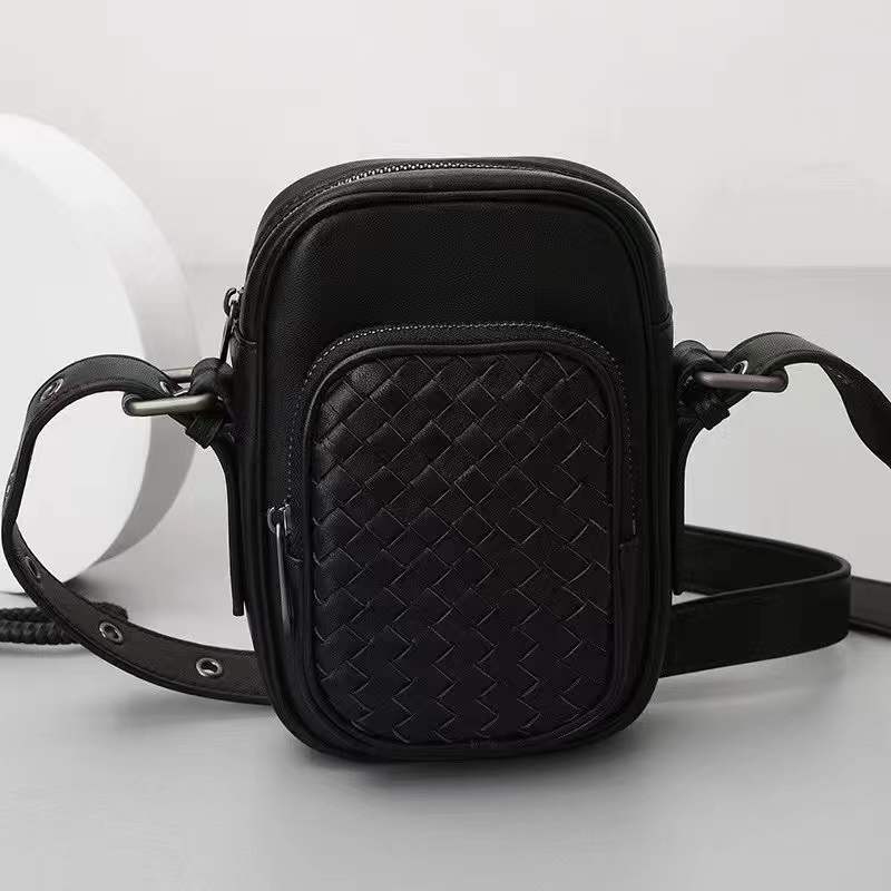 Woven Sheepskin Leather Phone Bag Sling Bag LH3248_6 Colors