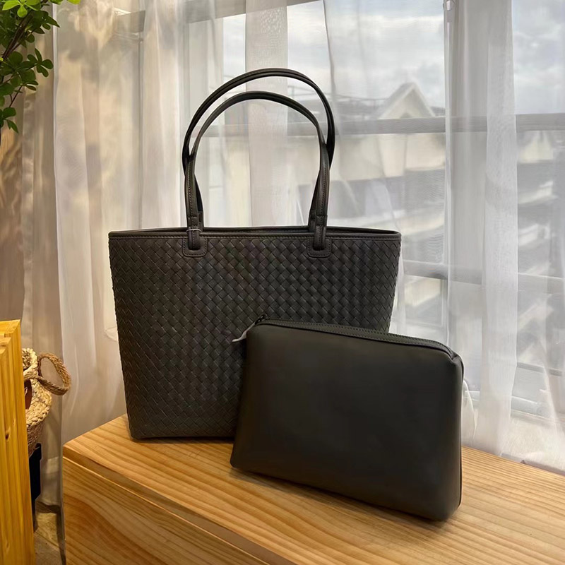 Woven Sheepskin Organizer Bag Ladies Shoulder Bag LH3377_3 Colors