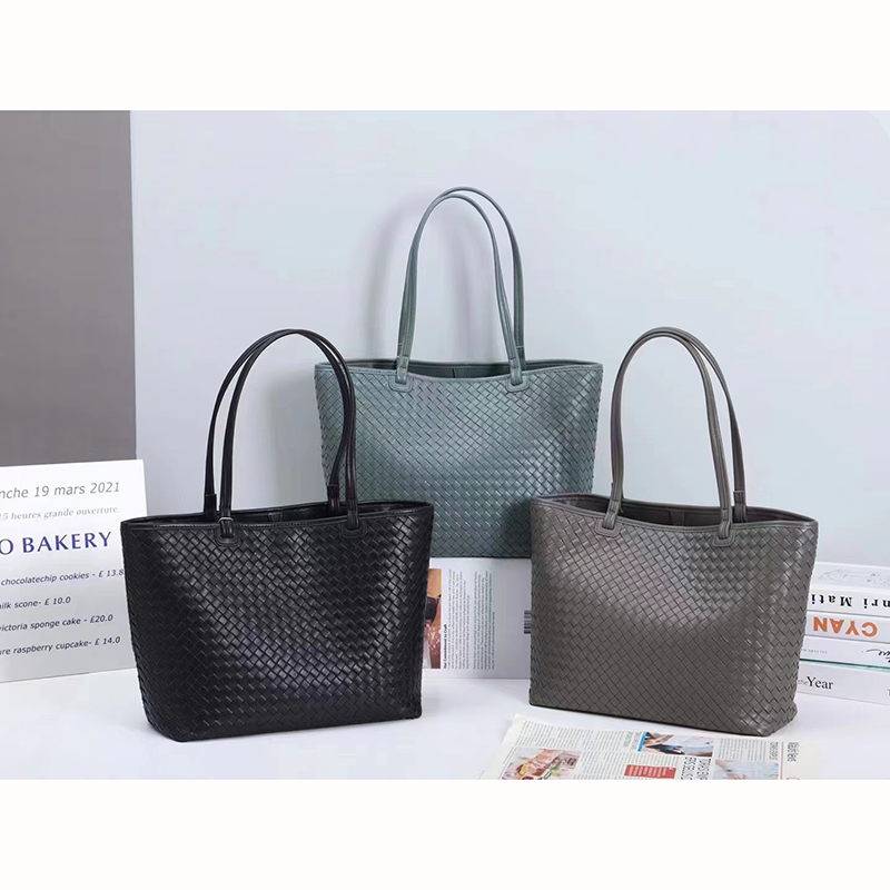 Woven Sheepskin Organizer Bag Ladies Shoulder Bag LH3377_3 Colors